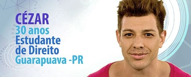 “BBB15” - Amigo de Cézar fala sobre a maneira do brother se comunicar: "Aqui ninguém o entende"