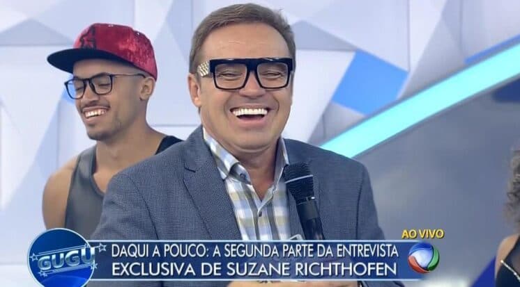 Em segundo dia, Gugu mantém a vice-liderança e vence a Globo por 40 minutos