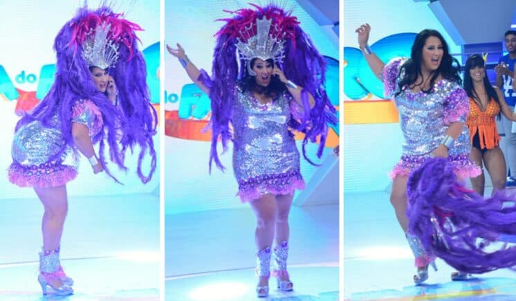 Fabíola Gadelha "não dá samba" na Record