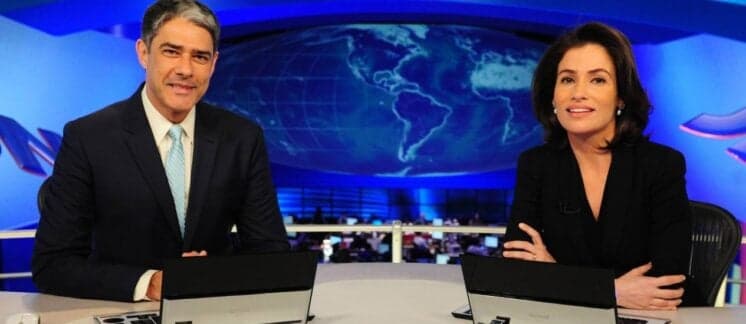 Globo se impressiona com a baixa audiência do ‘‘Jornal Nacional’’