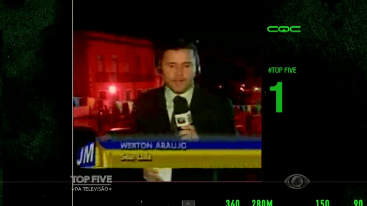"CQC" exibe vídeo de 2009 no Top Five como se fosse atual