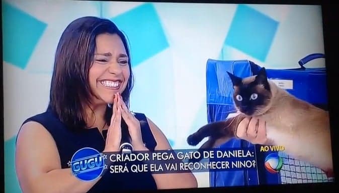 Vídeo: Gugu tenta fazer surpresa para convidada, que sai do palco sangrando