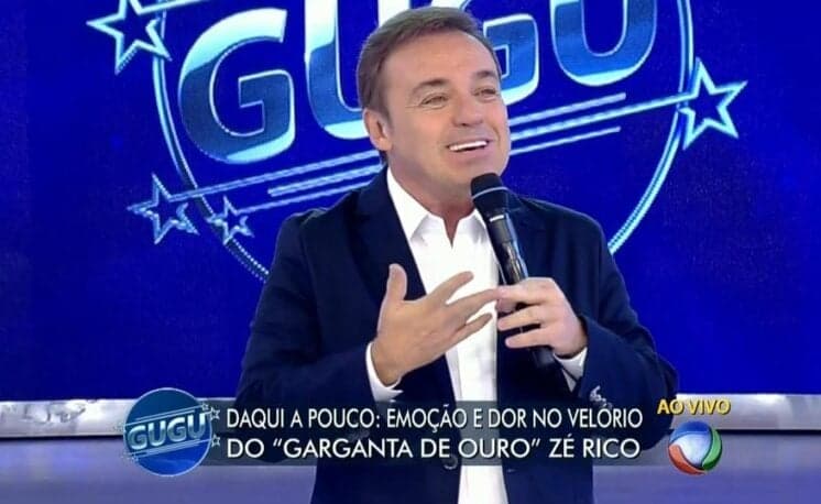 Gugu pode não voltar com seu programa na Record após férias