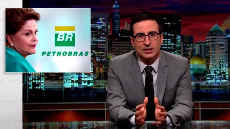 Programa de TV americano tira sarro da corrupção na Petrobras