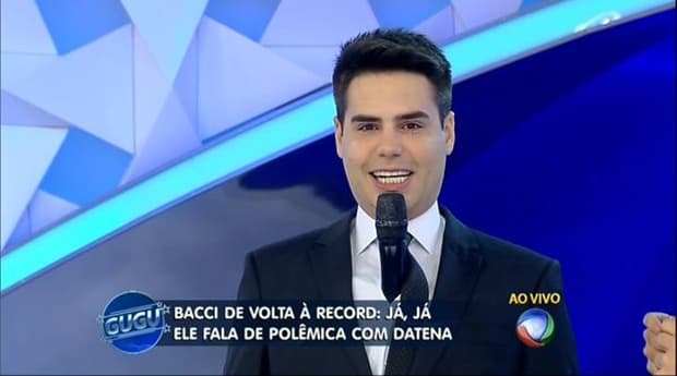 Em alta na Record, Luiz Bacci irá comandar o "Domingo Show"