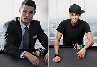 Cristiano Ronaldo entra para a equipe do "PokerStars"  e atuará ao lado de Neymar