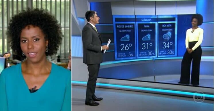 Maria Júlia Coutinho confessa que gostaria de chamar William Bonner de "tio" no" JN"