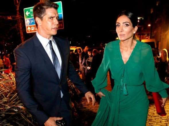 Márcio Garcia fica irritado com trânsito no casamento de Preta Gil e faz cara feia