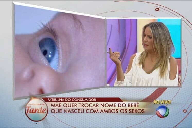 Quadro do "Programa da Tarde" fala sobre bebê hermafrodita e gera polêmica