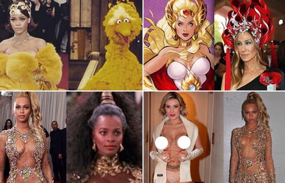 Roupas de celebridades internacionais no Met Gala 2015 viram piada na web