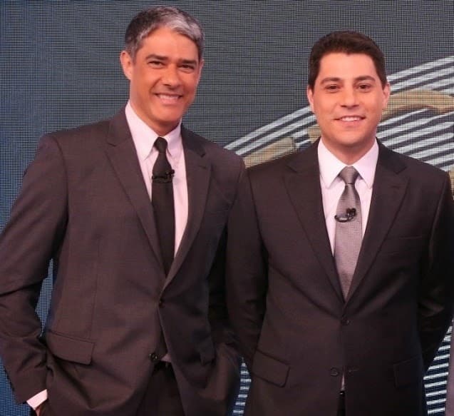 William Bonner não quer Evaristo em seu lugar no "JN"