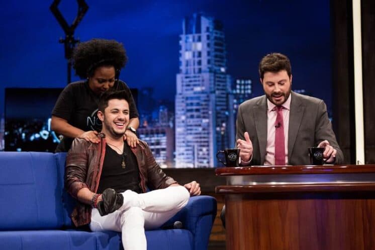Reprise de entrevista com Cristiano Araújo deixa o "The Noite" na liderança