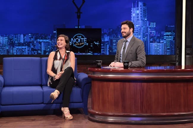 No "The Noite", Maria Paula diz que agora é contra o uso da maconha