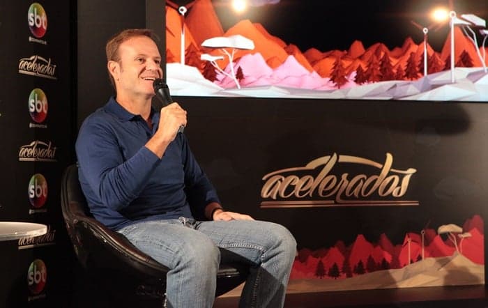 “É um sonho antigo se tornando realidade”, diz Barrichello sobre programa no SBT