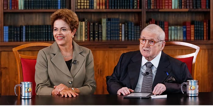 Em entrevista ao ‘‘Programa do Jô’’, Dilma Rousseff fala sobre os problemas do Brasil e reclama de críticas: ‘‘Fico preocupada’’