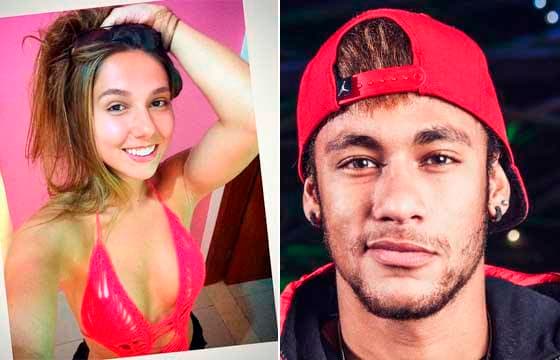 Bafão! Neymar passa a noite com filha de Renato Gaúcho