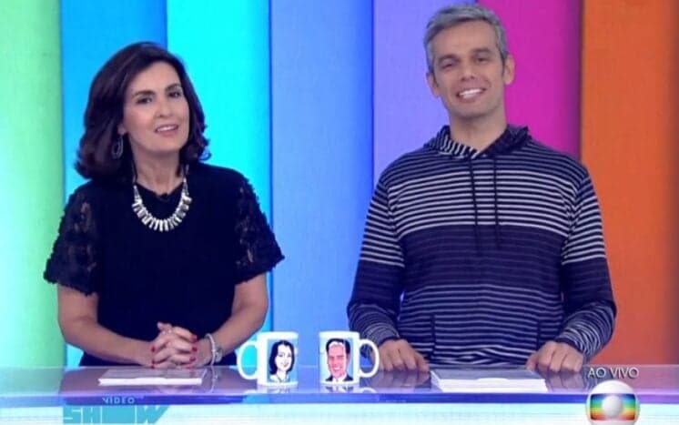 Fátima Bernardes participa do "Vídeo Show" e revela curiosidade sobre cenário do programa