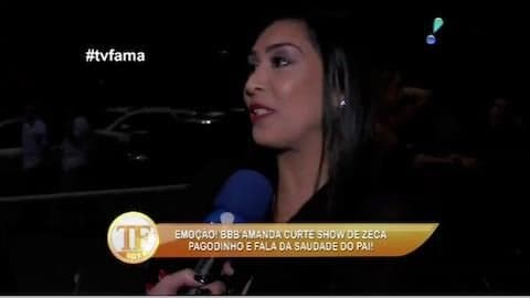 Ex-"BBB" Amanda fala sobre Aline e Fernando em entrevista