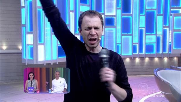 Tiago Leifert surpreende e dança ao som de Ellie Goulding no "Encontro"