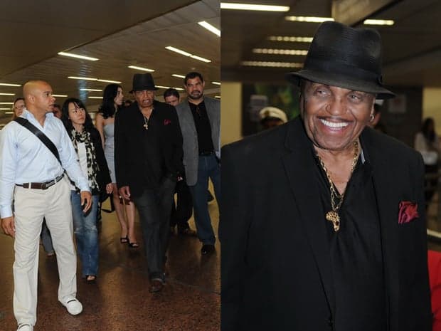 Após internação, Joe Jackson diz ter ficado emocionado com o carinho que recebeu no Brasil