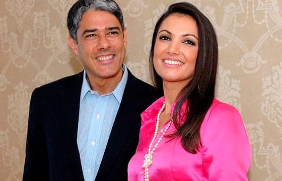 Patrícia Poeta nega briga com William Bonner