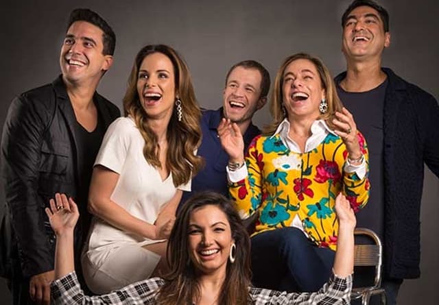 Apresentadores exaltam cenário do "É De Casa", novo programa de sábado da Globo