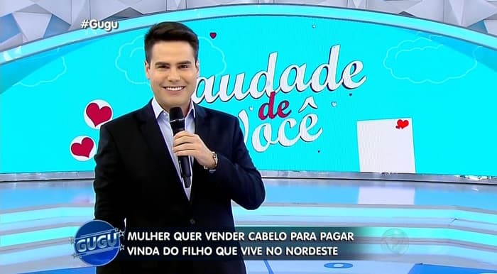 Comandado por Luiz Bacci, "Programa do Gugu" traz quadro onde marido fará loucura para ter esposa de volta