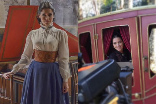 Confira fotos dos bastidores de "Escrava Mãe", a nova novela da Record
