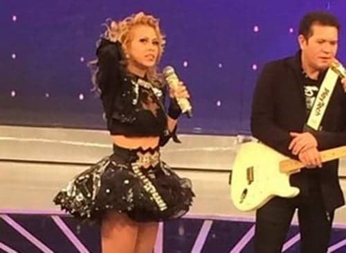 Separados, Joelma e Chimbinha participam de programa no SBT