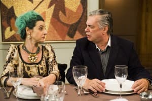 Silvéria (Ilana kaplan) e Fradique (José Rubens Chachá) (Foto: Globo/João Miguel Júnior) Silvéria (Ilana kaplan) e Fradique (José Rubens Chachá) (Foto: Globo/João Miguel Júnior)
