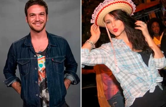 Emilio Dantas desmente rumores de affair com Paolla Olivera: "Aí só nos resta desmentir, rir e processar"