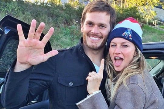 Gisele Bündchen surta com Tom Brady e quebra tudo em casa