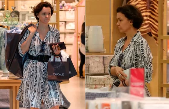 Julia Lemmertz é clicada pela primeira vez após separação com Alexandre Borges