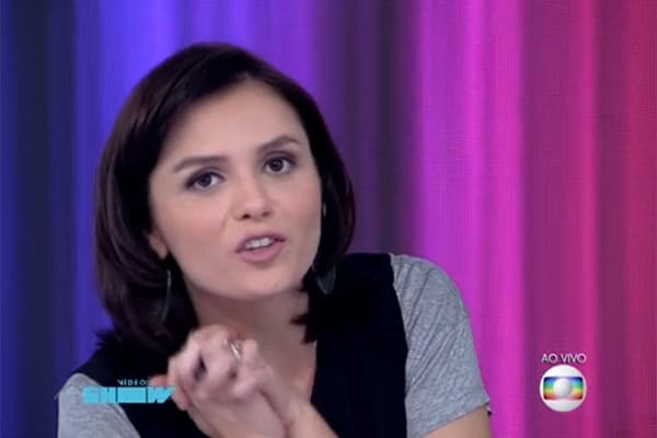 Monica Iozzi causa saia justa ao dizer que "Vídeo Show" não mostra os bastidores da TV, mas só da Globo