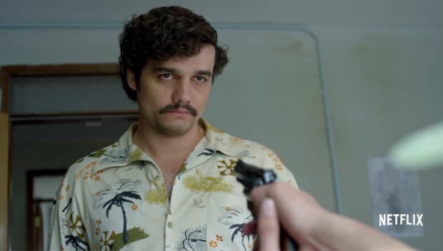 Netflix divulga novo trailer da série "Narcos", estrelada por Wagner Moura; confira!