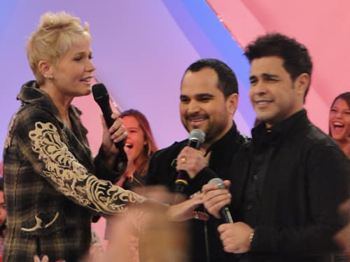 Zezé Di Camargo e Luciano fazem surpresa à Xuxa; saiba qual