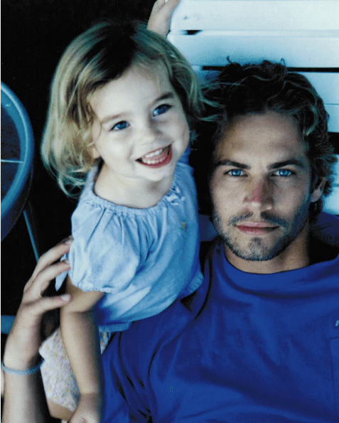 Filha de Paul Walker faz homenagem ao pai