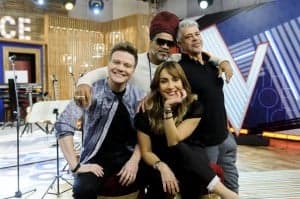 Lulu Santos, Claudia Leitte, Carlinhos Brown e Michel Teló (Foto: Globo/Caiuá Franco)