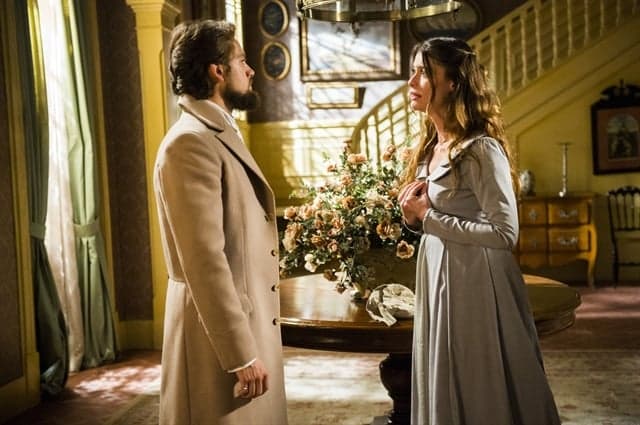 "Além do Tempo": Felipe fica decepcionado com Lívia após saber segredo da moça