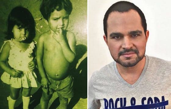Aos 42 anos, Luciano Camargo revela "fim de frustração" ao ver primeira foto na infância