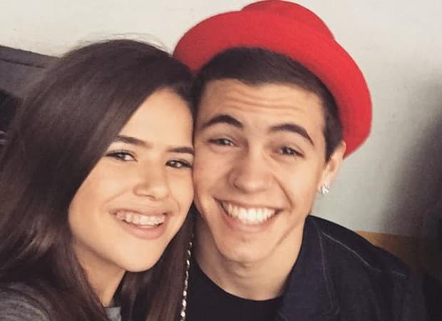 Após boatos de romance, Maísa posa com MC Biel