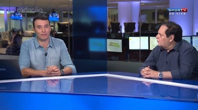 Apresentador do SporTV comete gafe e "mata" ex-jogador ao vivo