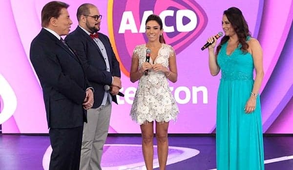 Filhas de Silvio Santos se desentendem nos bastidores do "Teleton"