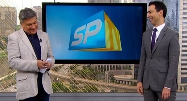 Jornalistas da Globo se estranham ao vivo durante telejornal