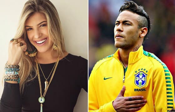 Bailarina do Faustão troca telefone com Neymar e curte noite com jogador