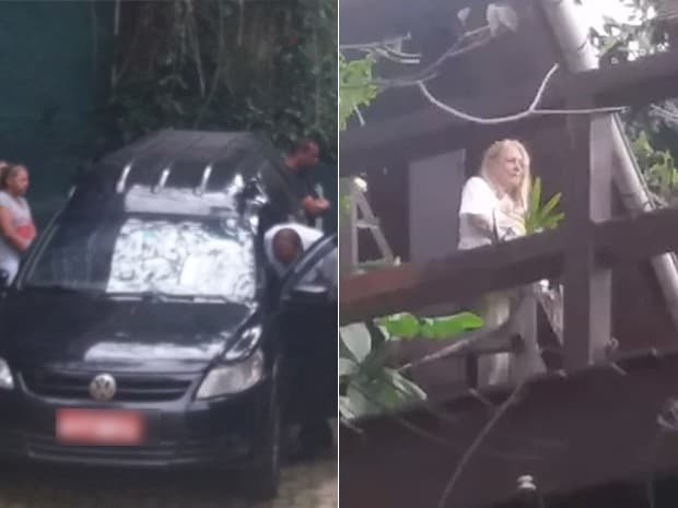 Corpo de Luiz Carlos Miele deixou a casa do produtor e seguiu para funerária