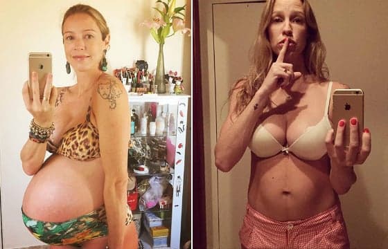 Luana Piovani posa de sutiã diz que vai fazer plástica após gravidez de gêmeos