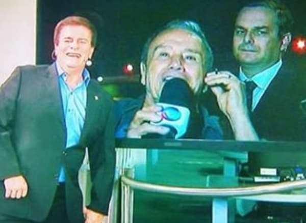 Contratado da Globo, Stênio Garcia realiza entrevista para o "Cidade Alerta"