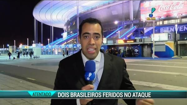 RedeTV! é a primeira emissora a transmitir imagens próprias de atentado