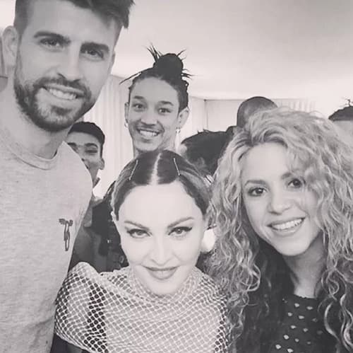 Madonna posta foto com Shakira e Gerard Piqué em Barcelona